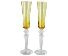 Baccarat Mille Nuits 2811584 - Flauto in topazio, 2 pezzi, colore: Ambra