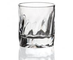 Bicchiere da whisky, bicchiere cristallo, calice acqua, collezione "KATARINA SILVER", 10 cm, trasparent (GERMAN CRYSTAL powered by CRISTALICA)
