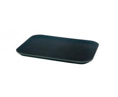Leone srl Vassoio Nero Rettangolare Antiscivolo 35x45 Cm