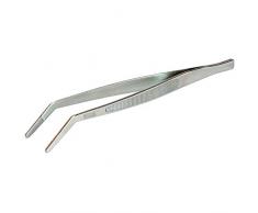 PIAZZA - Pinza Cucina di Precisione in Acciaio Inox 15cm, Pinze da Chef Professionale di Alta Precisione e Resistente al Calore, Molla per Barbecue, Hamburger, Pasta, Spaghetti, Dessert, Decorazione