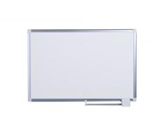 Bi-Office Maya New Generation - Lavagna Superficie Magnetica in Acciaio Laccato, 90x60 cm, Bianco