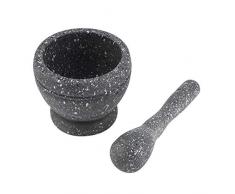 Tarente Mortaio e Pestello, Manuale di plastica Aglio Grinder Spezie Erbe Mortaio pestello Set di macinazione Bowl Strumento di Cucina (4)