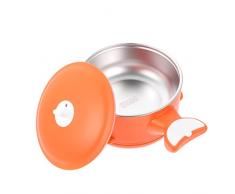 BESTonZON Insalata Termica per Bambini Servizio da Tavola Scaldapiatti Piatto Caldo Minestra Multi-Complementare Riso Cibo per Mangiare Pranzo Delizioso Pentola per Pesce Manico Isolato