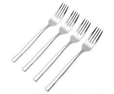 Rinboat Set Posate Acciaio Inox Forchette Tavola, 12 Pezzi