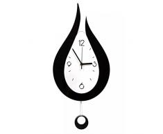 SFITVE Orologio da Parete,Orologi da Parete Moderno Creativo a Pendolo a Goccia dacqua, Orologio da Parete Digitale a Pendolo Silenzioso, Per Camera da Letto, Soggiorno, Cucina, Ufficio(54CM)