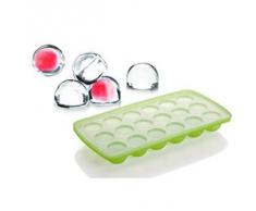Tescoma 308893 Mydrink Formaghiaccio Palline, Silicone, Verde, 1 Pezzo