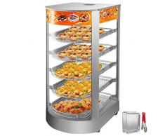 VEVOR Vetrina Scaldavivande 35x42x73cm Vetrina Scaldavivande Elettrica Commerciale Vetrina Riscaldata Scaldapiatti con Porta Magnetica