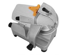 Affettatrice Elettrica Commerciale in Acciaio Inox Affetta Salumi Carni Formaggi Pane Verdure per Ristoranti Pizzerie Bar o Uso Domestico - 30 cm