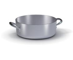 Ballarini 7016.28 Casseruola Bassa Professionale in Alluminio, 2 Manici, Ø 28 x H 10,5 cm x 6 lt