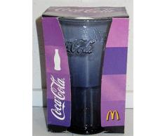 /Coca-Cola / Vetro/Bicchieri/Edizione Limitata/Lilla/MC Donalds / 2008 / Nuovo