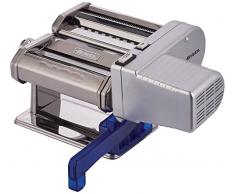 Ariete Pastamatic 1593, Macchina per la Pasta Elettrica, 2 Velocità + Pulse, 9 Spessori Variabili, 5 Formati di Pasta, Morsetto per Fissaggio e Manovella Manuale Inclusi, 90W
