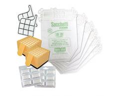 SACCHETTI FOLLETTO VK 135 VK 136 12 SACCHETTI 12 PROFUMI + 4 FILTRI COMPATIBILI