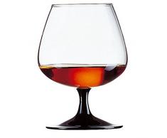 Arcoroc Confezione da 6 Bicchieri calici 41cl per degustazione Cognac/Brandy Modello Degustation