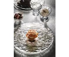 Rocco Bormioli Bormioli Rocco 6229500 Diamond Sottopiatto in Vetro, 33 cm, Trasparente, 0 0