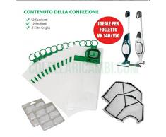 Piesseonline Kit Risparmio Folletto Vk 140 150 12 Sacchetti 12 Profumi 2 Griglie