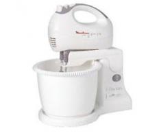 Moulinex HM412 Sbattitore preplin 450w con Ciotola Pentole e Preparazione Cucina, 450 W, 2.5 Litri, 5 velocità, Bianco