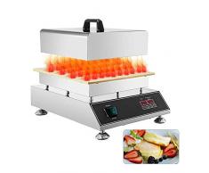 hzexun Waffles Piastra Gaufre Machine,Giapponese Pancake Waffle Soufflé,Termostato Regolabile,Piastre Antiaderent,Tostiera 1500W