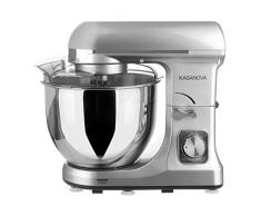 BEPER Impastatrice Planetaria Professionale 7 Litri, Potenza 1500W, 6 Velocità E Funzione Pulse