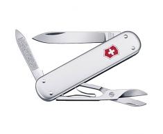 Victorinox, coltellino svizzero Money Clip (5 funzioni, lama, lima per unghie), in alox lucido / argento