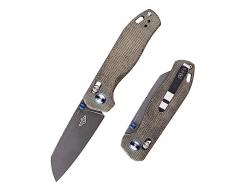 OKNIFE Rubato 2 Coltello pieghevole con clip,Lama in 154CM acciaio inossidabile,Coltello da campeggio di alta gamma per campeggio,escursionismo,caccia.(Micarta)