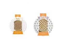 Decora Griglia Tagliapasta per Crostata Classica, Bianco, Dim. ø 30 cm & 0215801 Griglia Tagliapasta per Crostate Cuori, Plastica, ø 30 cm, Bianco