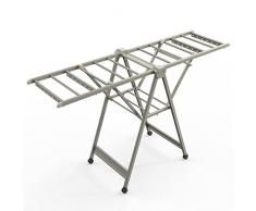 Stendibiancheria Stendibiancheria Stendibiancheria Balcone Camera da letto Casa Lega di alluminio Scaffale da esterno Trapunta stendibiancheria Palo da pavimento Pieghevole per interni 180*115*55cm