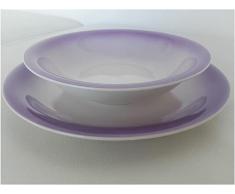 Piatto fondo polvere di stelle viola (solo fondo) Brandani