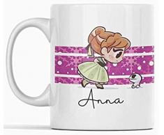 Clapper Tazza Princess Disney Frozen Anna Tazza Regalo Ceramica Divertente