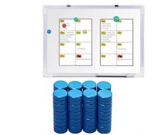 Calamite per Lavagna Magnetica Calamite per Lavagna Magneti del Frigorifero Magneti Avviso Bordo Magneti Magneti per Lavagna Magnetica Blue,10pcs