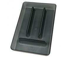 Koziol, Rio - Vassoio per posate, transp. anthracite, 31.8 x 21 x 4.5999999999999996 cm