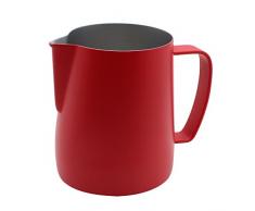 Dianoo Brocca Per Bricco In Acciaio Inossidabile Tazza Di Latte Frolla Adatta Per Il Caffè Latte E Latte 350ml Rosso