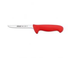 Arcos Serie 2900 - Coltello Disosso - Lama Acciaio Inossidabile Nitrum 140 mm - Manico Polipropilene Colore Rosso