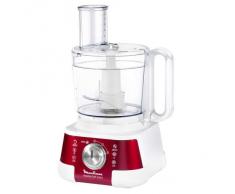 Moulinex FP520G Masterchef 5000 Robot da Cucina, 750 W, Multifunzione, Accessoriato, Rosso/Bianco