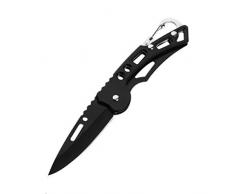 BASOYO Coltello Pieghevole da Esterno Coltello da Campeggio autodifesa Mini Tasca in Acciaio Inossidabile Portatile