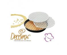 Decora Griglia Tagliapasta per Crostata Classica, Bianco, Dim. ø 30 cm