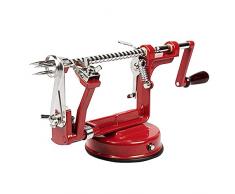 Sbucciatore,Sbucciamele Accessori da cucina 3 in 1 acciaio inox Acciaio inossidabile a mano abrasilato Peeler Peeler Clipping Apple Patata Pelapata Affettatrice (Color : 01)