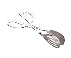 Pinza per Insalata Forbice Pinze da Cucina Multifunzione Servire in Acciaio Inox Tenaglie per Dessert Pinza da Cucina Professionale Resistente al Calore per Pane, Torte, Buffet, Spaghetti, Bistecche