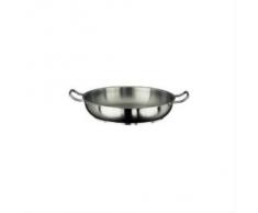 Paderno 11115-20 Tegame, Due Maniglie, in Acciaio Inox, 20 cm