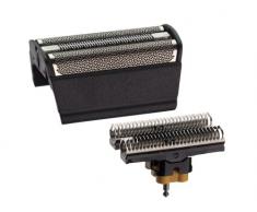 Braun 31B Combi Ricambio Lamina e Blocco Coltelli per Braun Series 3, Contour, FlexXP, Flex Integral (5000 - 6000 Series), Nero