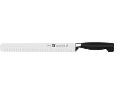 Zwilling 31081-261-0 Twin Four Star Coltello da Prosciutto, Alveolato, 26 cm