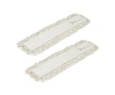 La Piacentina conf. 2 Ricambio Scopa Ind. Forbice Cotone 100cm 0026F