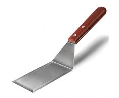 KLAQQED Spatola Paletta Cucina Spatola per Pizza Utensili Cucina Attrezzi Per La Cucina Spatola Metallica in Acciaio Inossidabile Spatola Per Hamburger Bistecca Spatola Barbecue Spatola Per Griglia