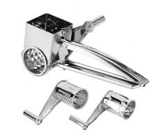 Utensili da cucina a manovella per grattugia per affettare in acciaio inox multifunzione