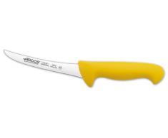 Arcos Serie 2900, Coltello Disosso, Lama Acciaio Inossidabile NITRUM 140 mm, Manico Polipropilene, Colore Giallo