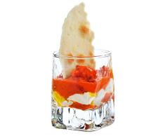 Durobor 342/07 Quartz Amuse-Bouche/bicchierino da grappa 70ml, 6 bicchieri, senza contrassegno di riempimento