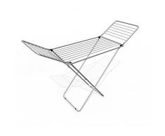 Gimi Terso Stendibiancheria da Pavimento in Alluminio, Stendino da 20 m, metallo