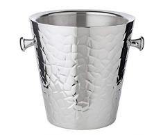 Edzard Secchiello per Spumante Capri/Secchiello per Bottiglia, Acciaio pregiato, Altezza 23 cm, ø 22 cm