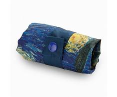 LOQI Museum Vincent Van Gogh The Starry Night Bag Borsa da spesa, 50 cm, 20 liters, Multicolore (Multicolour)