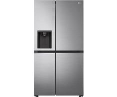LG GSLV71PZTM Frigorifero Americano Side by Side Total No Frost con Congelatore, 635 L, Dispenser Acqua e Ghiaccio, Door Cooling, Linear Cooling - Frigo Smart con Wi-Fi e Freezer