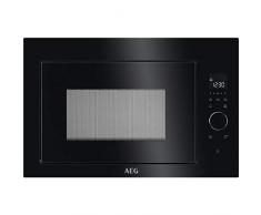 AEG MBE2657SEB Microonde Integrabile, Display LCD, Luce interna, Apertura elettronica, Programma di sbrinamento, 3 Funzioni programmate, 900W, Nero, 26L
